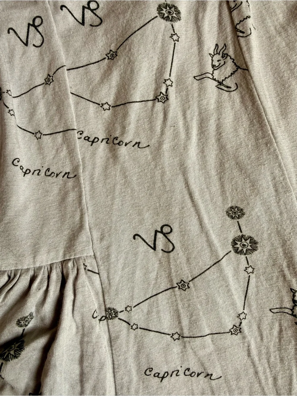 Kate Quinn Zodiac Peplum Bodysuit (Capricorn)